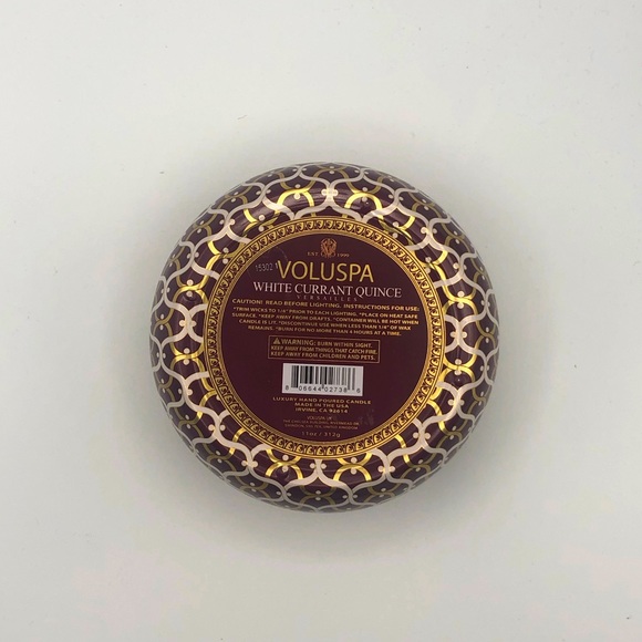 ** MAISON ROUGE** VOLUSPA 2-WICK SCENTED CANDLE - WHITE CURRANT QUINCE - Picture 5 of 6